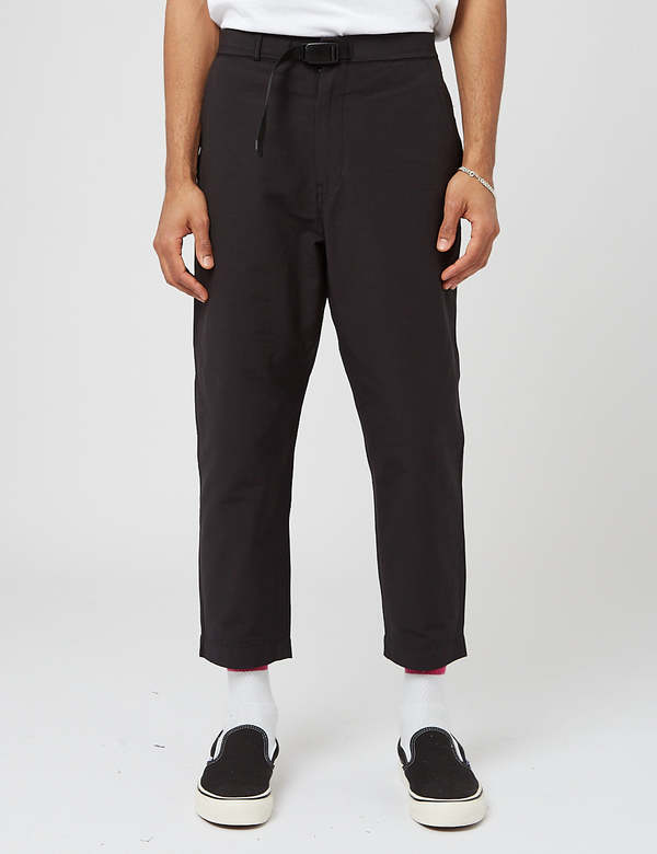 Snow Peak Light Mountain Cloth Pants - Black | Garmentory