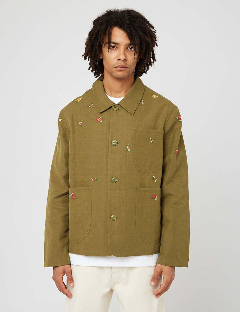 【関税込み】YMC グリーン Labour ジャケット YMC Labour Chore Jacket - Olive Green | Garmentory