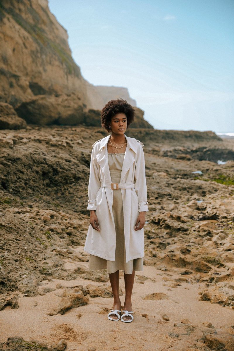 Siz Bering Trench - Ecru Siz Bering Trench - Ecru
