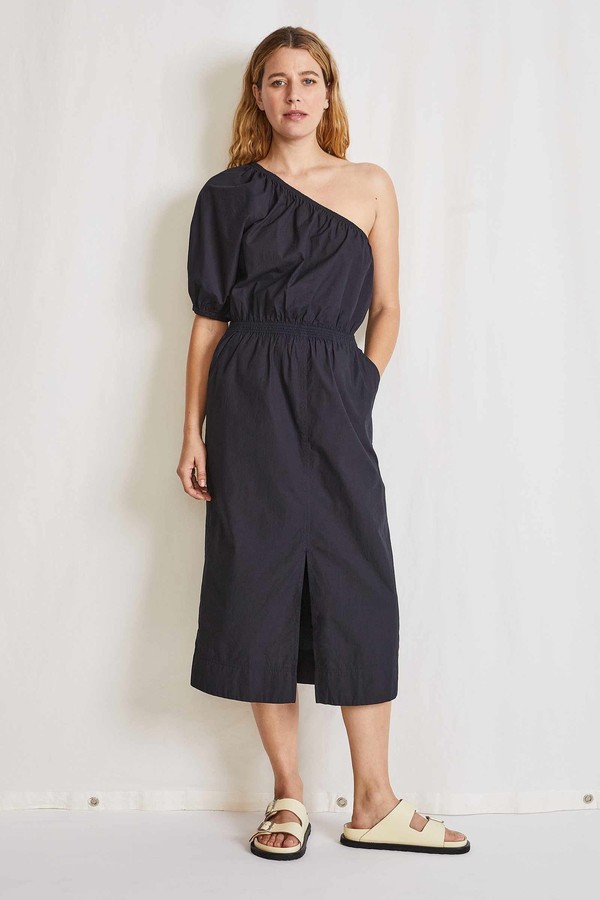 apiece apart one shoulder dress Apiece Apart Palma One Shoulder Dress