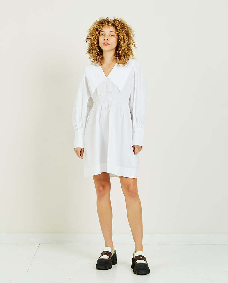 Ganni Poplin Mini Dress | Garmentory