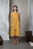 Omnia ex Nihilo Cairo Dress - Mustard - Thumbnail 1
