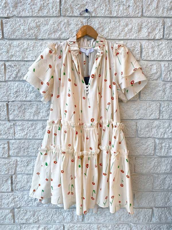 Hunter Bell Merritt Dress - Abstract Floral