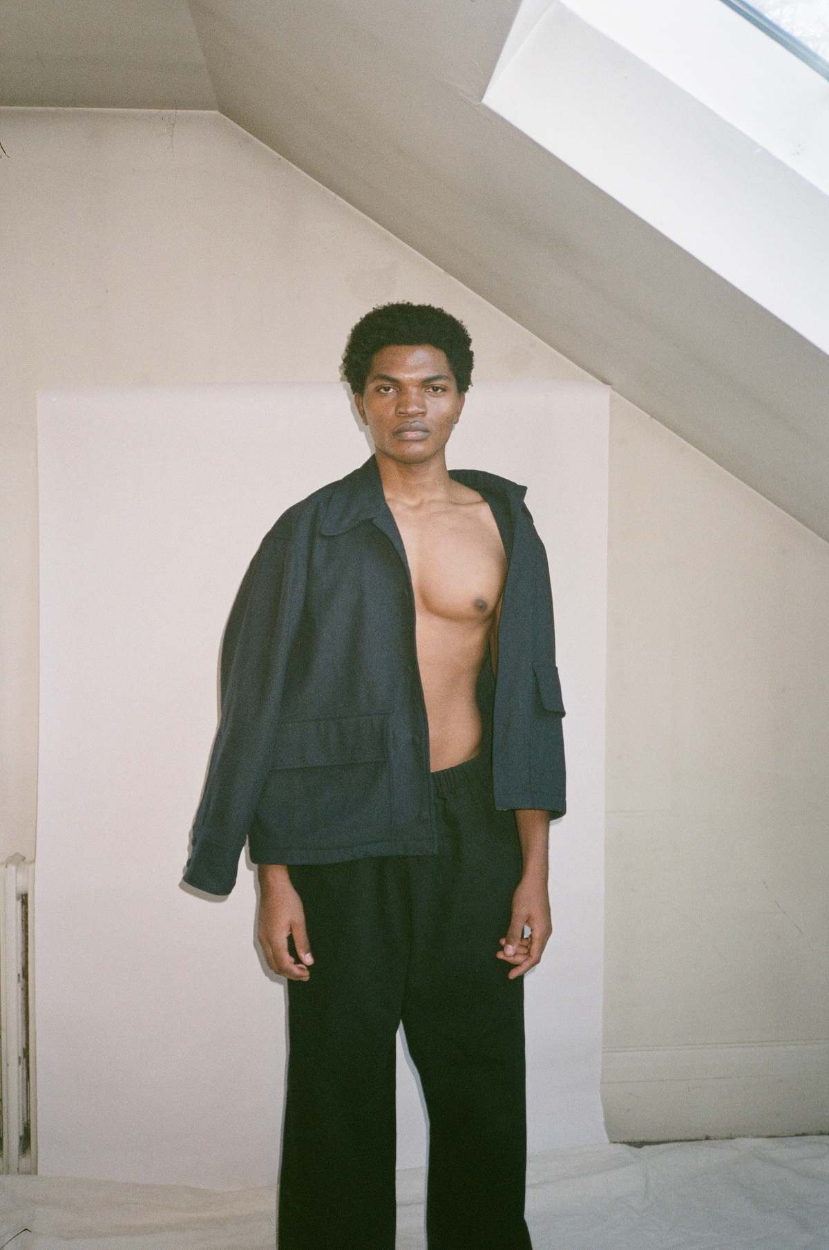 Unisex Ashley Rowe DENIM JACKET - BLACK | Garmentory