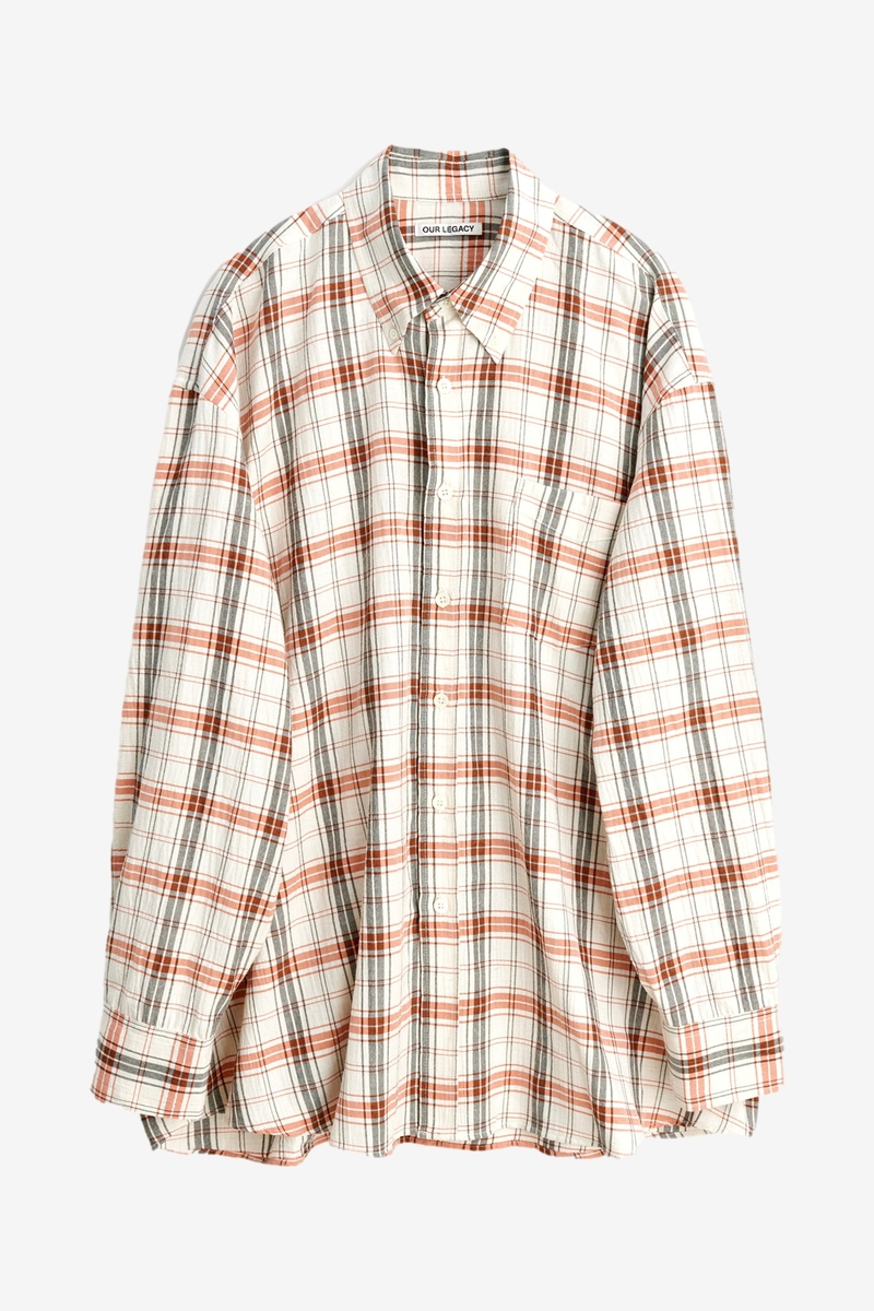 トップス Our Legacy BORROWED BD SHIRT Our Legacy - Borrowed BD Shirt Pink Voile