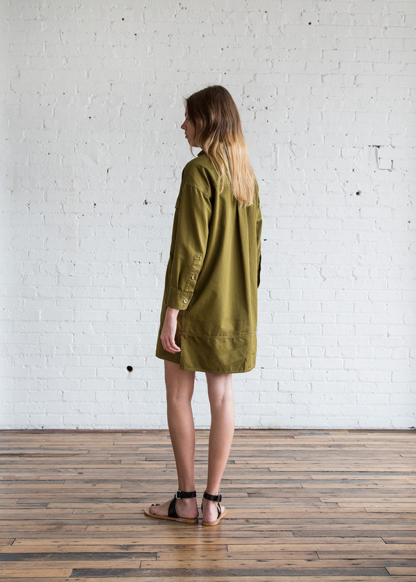 Isabel Marant Etoile Omeo Dress Khaki | Garmentory