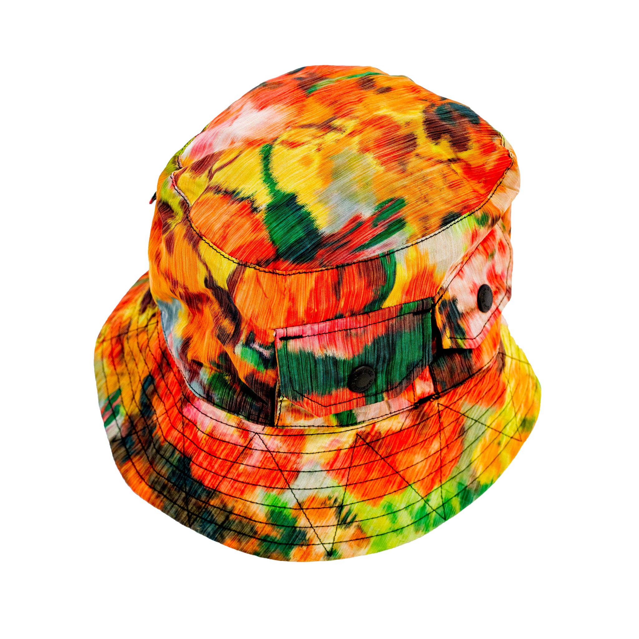 ●Engineered Garments EXPLORER HATフローラルカモ Engineered Garments Polyester Explorer Hat - Multicolor Floral