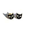 MATTER MATTERS Kitty Tom Earrings • Black - Thumbnail 7