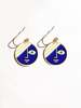 MATTER MATTERS Mini Eclipse Earrings - Navy - Thumbnail 3