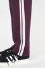 FOUR HORSEMEN Pintuck Straight Track Pant - Burgundy  - Thumbnail 3