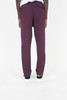 FOUR HORSEMEN Pintuck Straight Track Pant - Burgundy  - Thumbnail 4