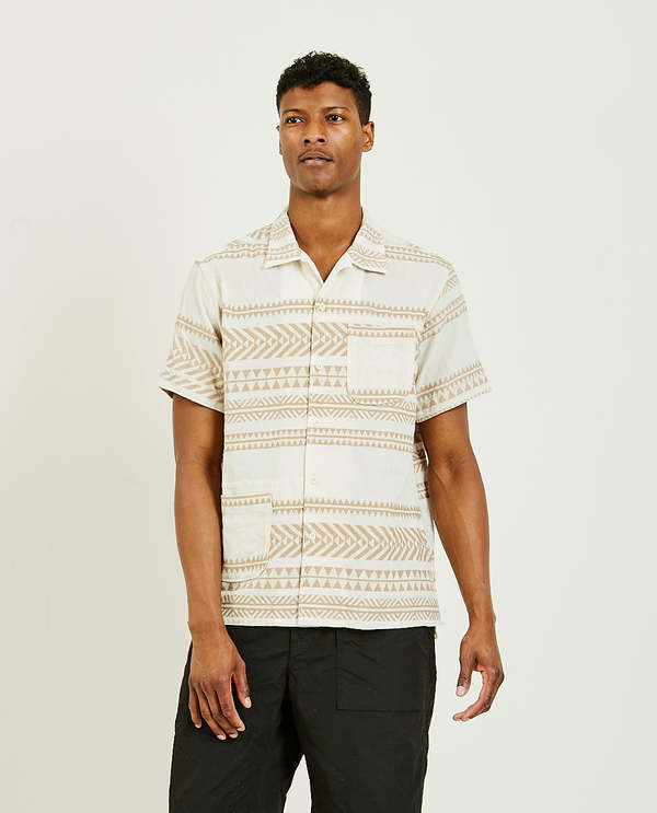 Engineered Garments Camp Shirt - Beige 