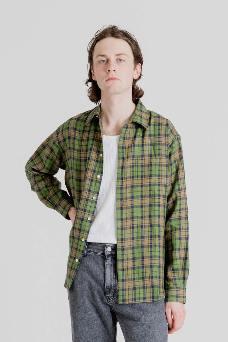 SCHNAYDERMAN’S LINEN OVERSHIRT 40 M-Lサイズ Driessen Overshirt | Saturdays NYC