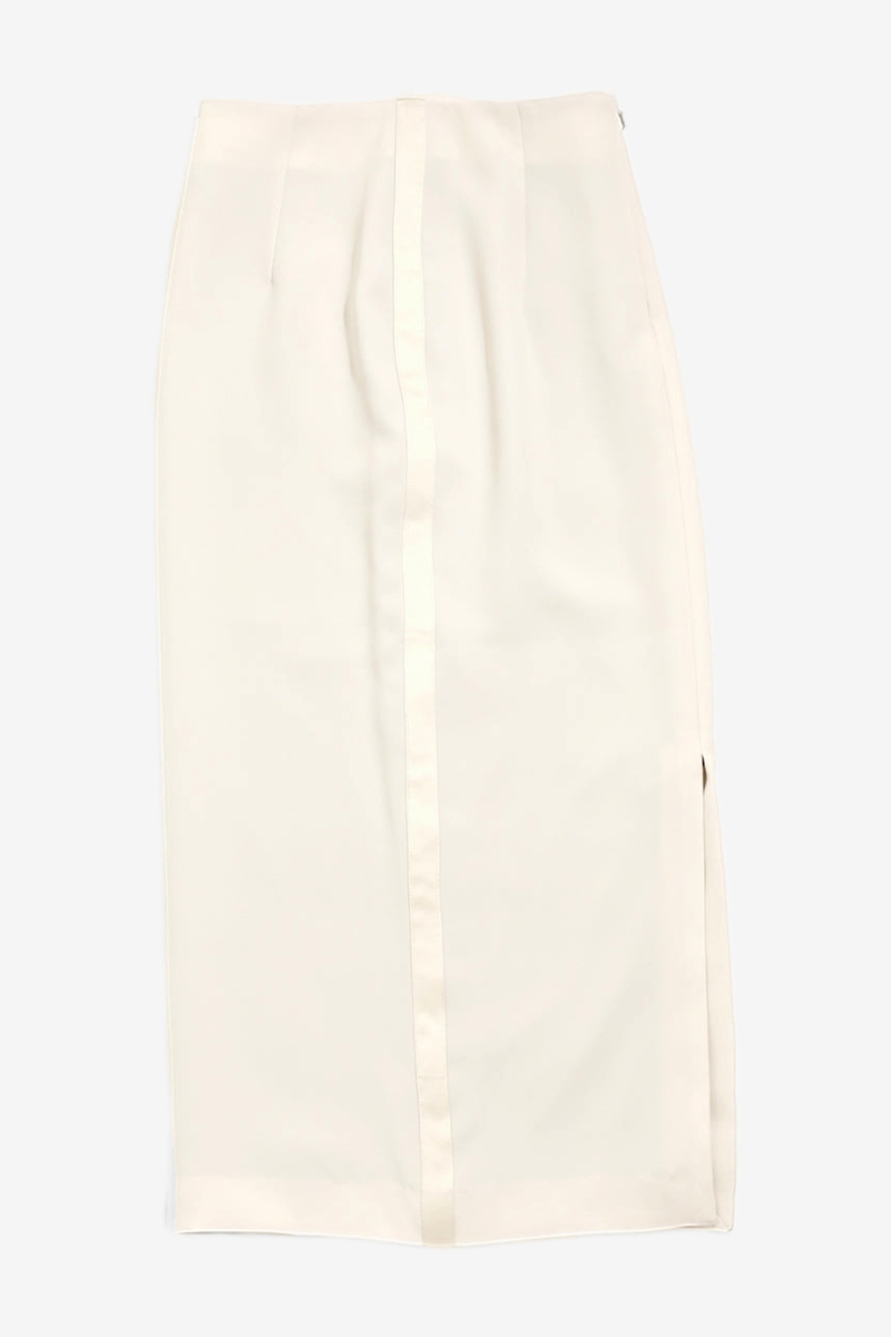 Poly Double Cloth S.L. Pencil Skirt | Garmentory