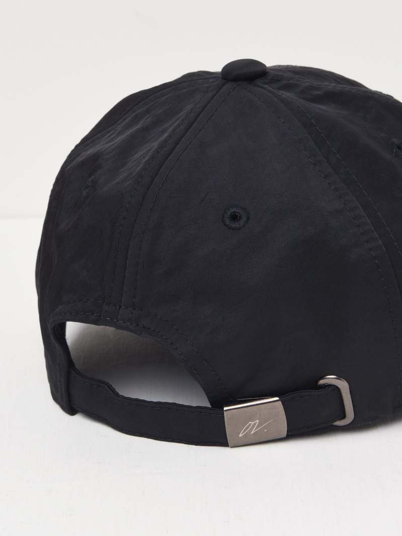 Our Legacy BALLCAP A2228BBD DENSE LIQUID NYLON cap - black 