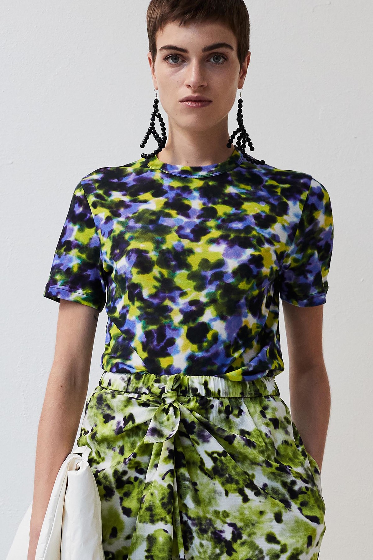 Christian Wijnants TADDEO TEE - LIME PURPLE ARENARIA - Image 1 of 4