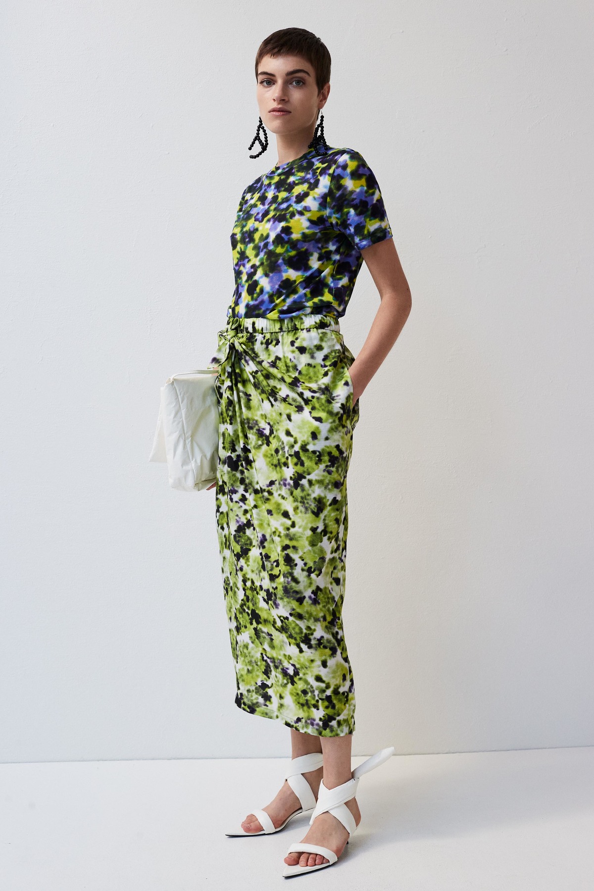 Christian Wijnants TADDEO TEE - LIME PURPLE ARENARIA - Image 3 of 4