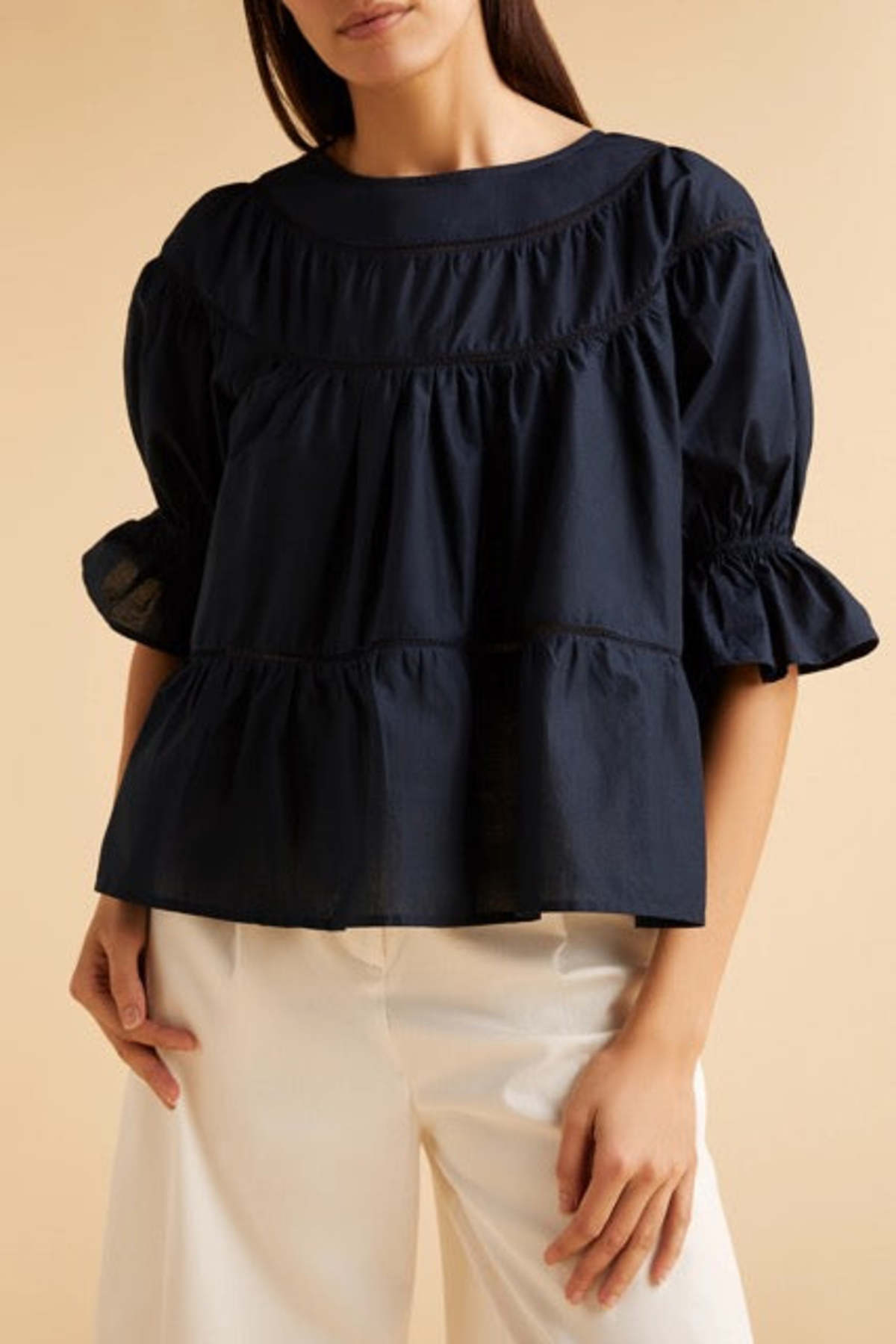 Merlette Sol Top - Navy | Garmentory
