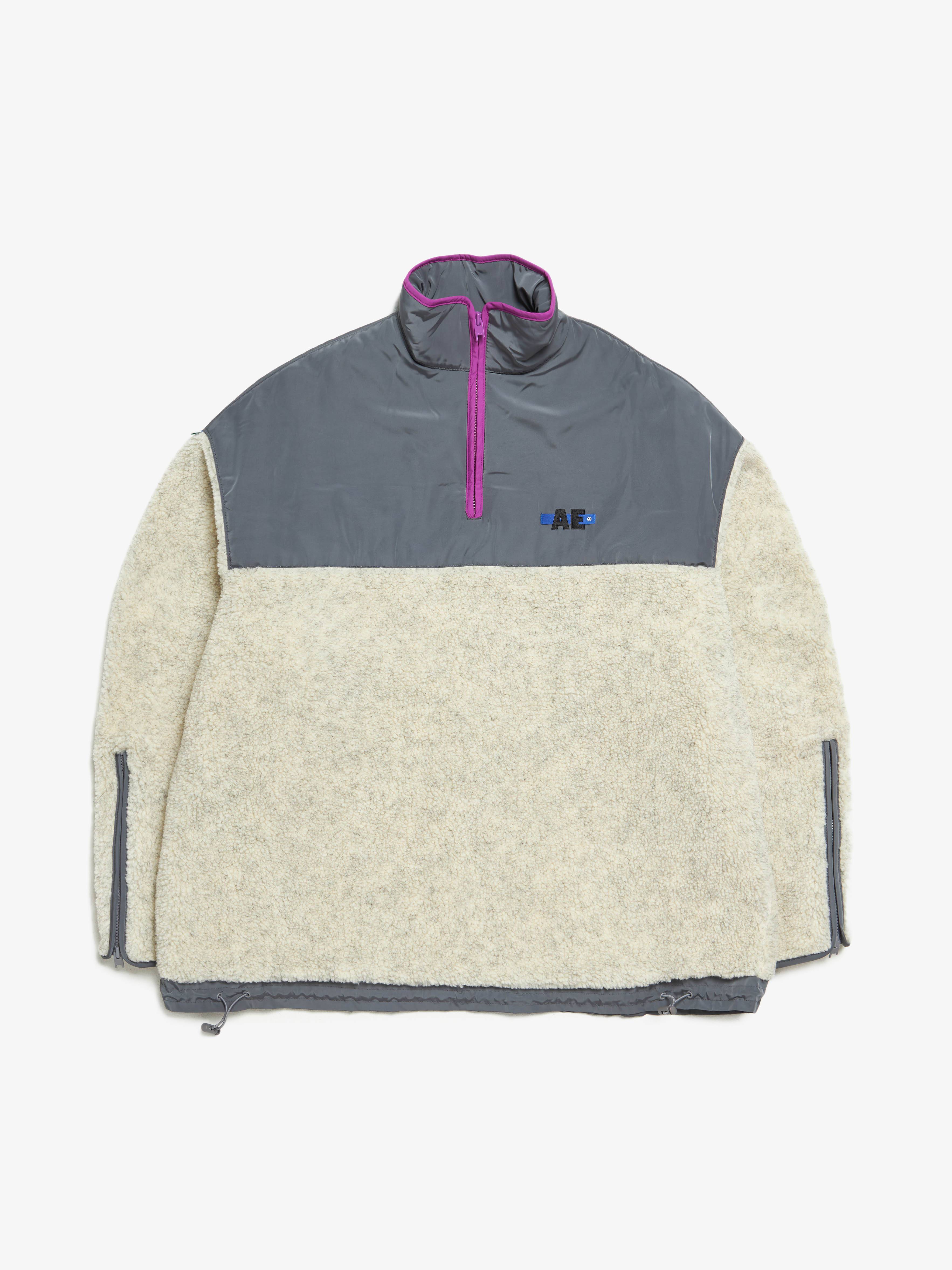 Pre - Loved] Ader Error U Multicolored Oversized Half Zip Fleece
