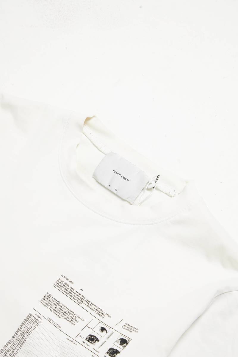 Heliot Emil Double Layered Printed Cotton Longsleeve - White