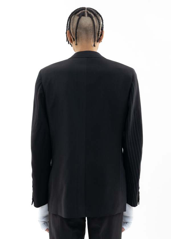 Doublet UPCYCLE OVERDYED TAILORED Jacket - Black | Garmentory