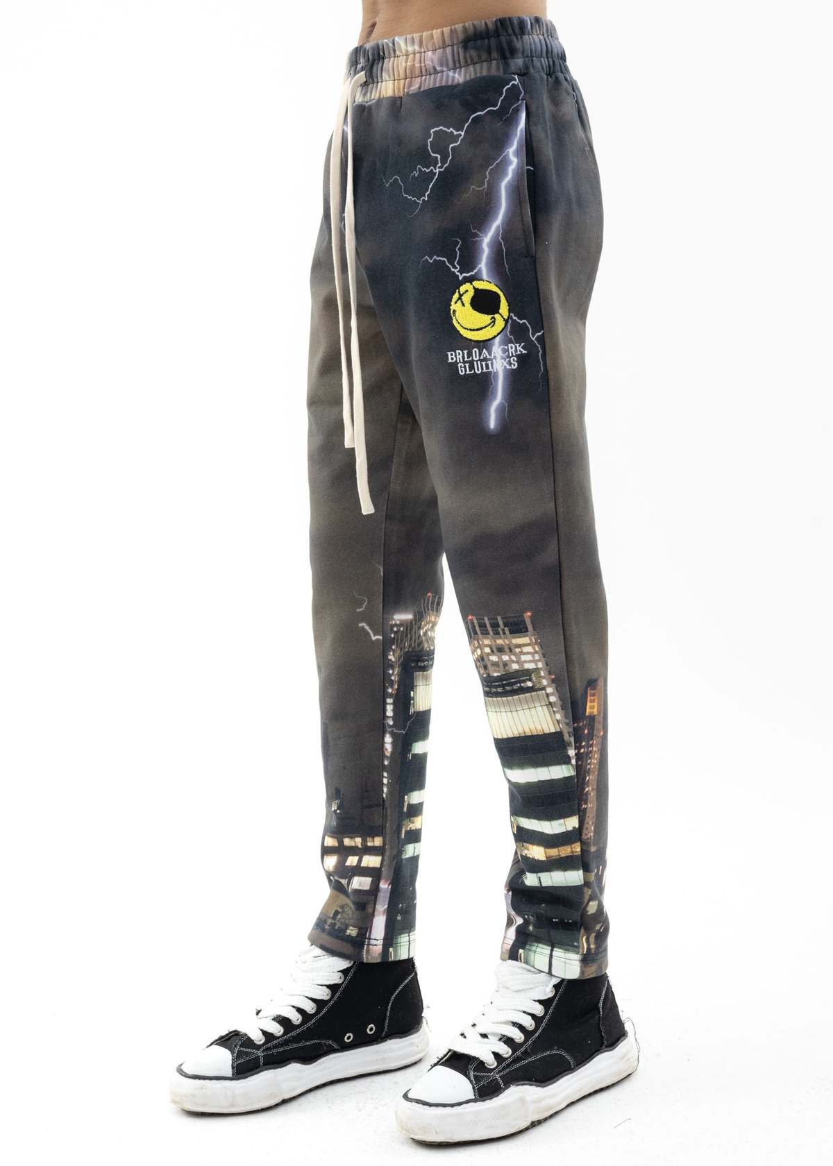 Black Lux Multi Black Lux X roarguns Flash Sweatpants - Image 4 of 9