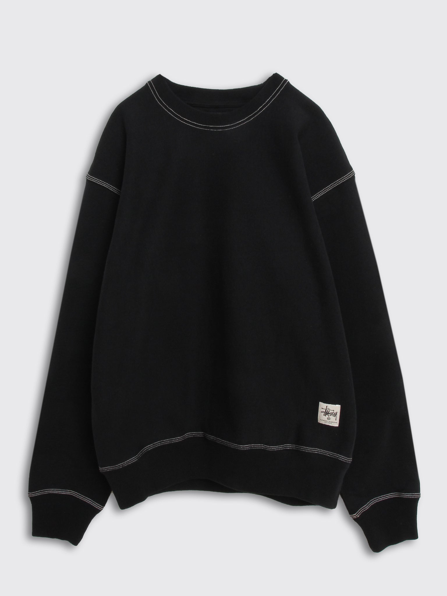 Stüssy Contrast Stitch Label Crew Stussy Contrast Stitch Label Crew | Garmentory