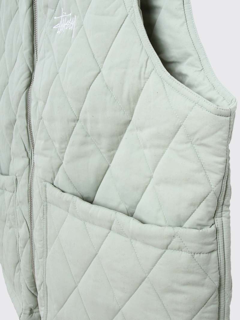 Stussy Diamond Quilted Vest | Garmentory