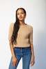 Liz Claiborne Knit Top - Beige - Thumbnail 4