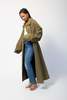 Preservation Vintage Trench Coat - Dark Green - Thumbnail 4