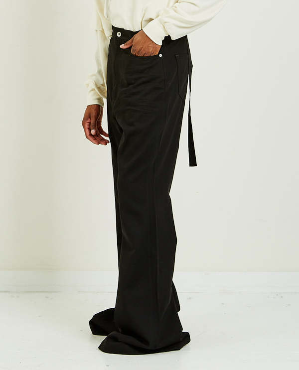 Rick Owens Bolan Bootcut - Black | Garmentory
