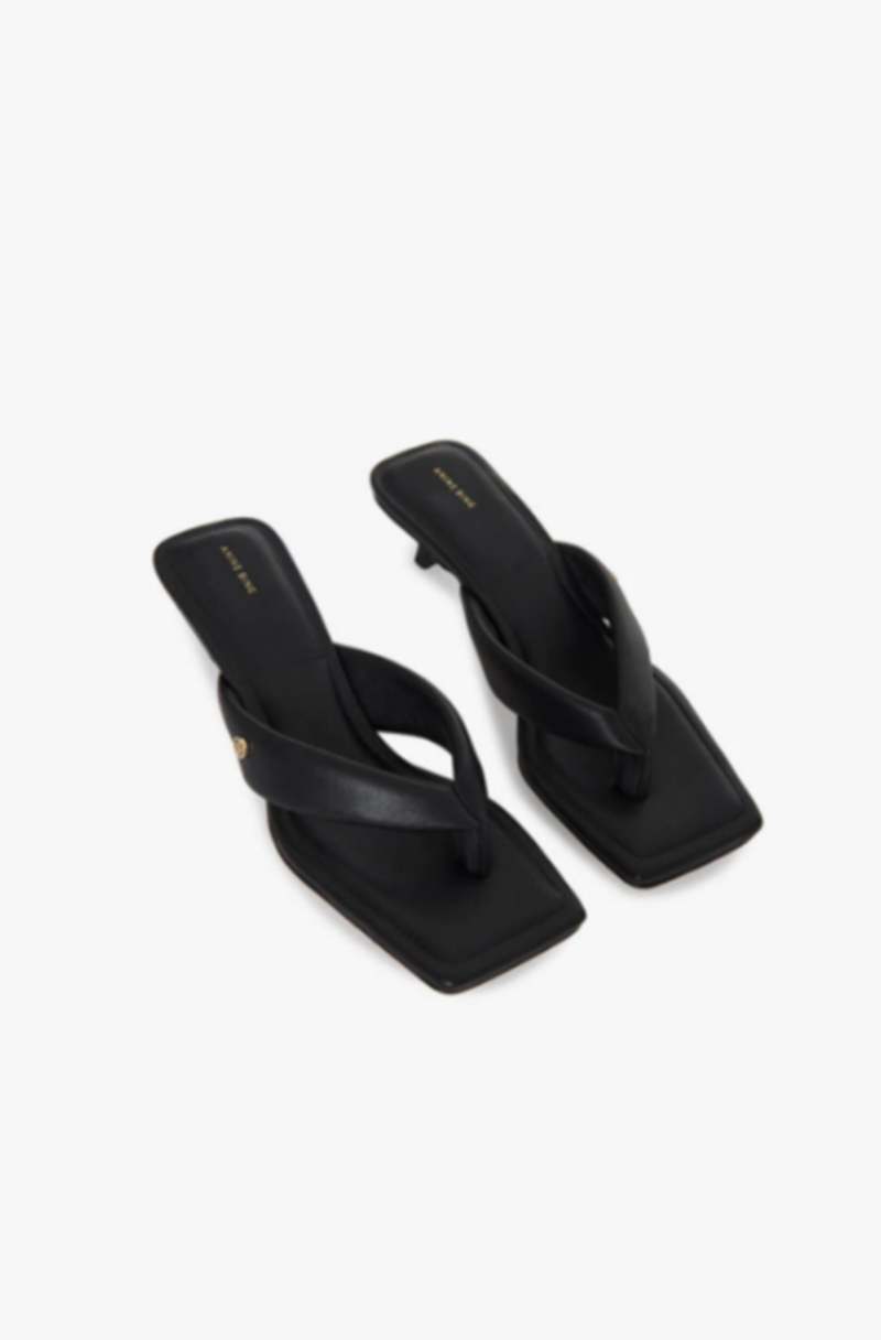 Anine Bing Viola Sandals - Black | Garmentory