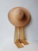Clyde PEARL STRAW HAT - APRICOT - Thumbnail 3
