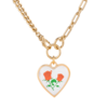 Safsafu Cross My Heart Necklace - Thumbnail 1