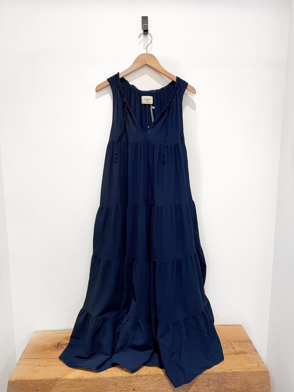 9seed lighthouse beach dress 9Seed Lighthouse Beach Sleeveless Tier Maxi - Pacific