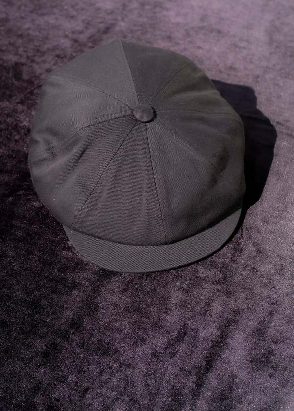 Taiga Takahashi Cotton Newsboy Cap - black | Garmentory