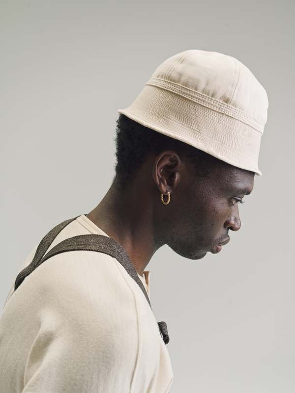 帽子 Taiga Takahashi US NAVAL HAT (IVORY) Taiga Takahashi(タイガタカハシ)のNAVAL HAT (IVORY)(ハット)の通販