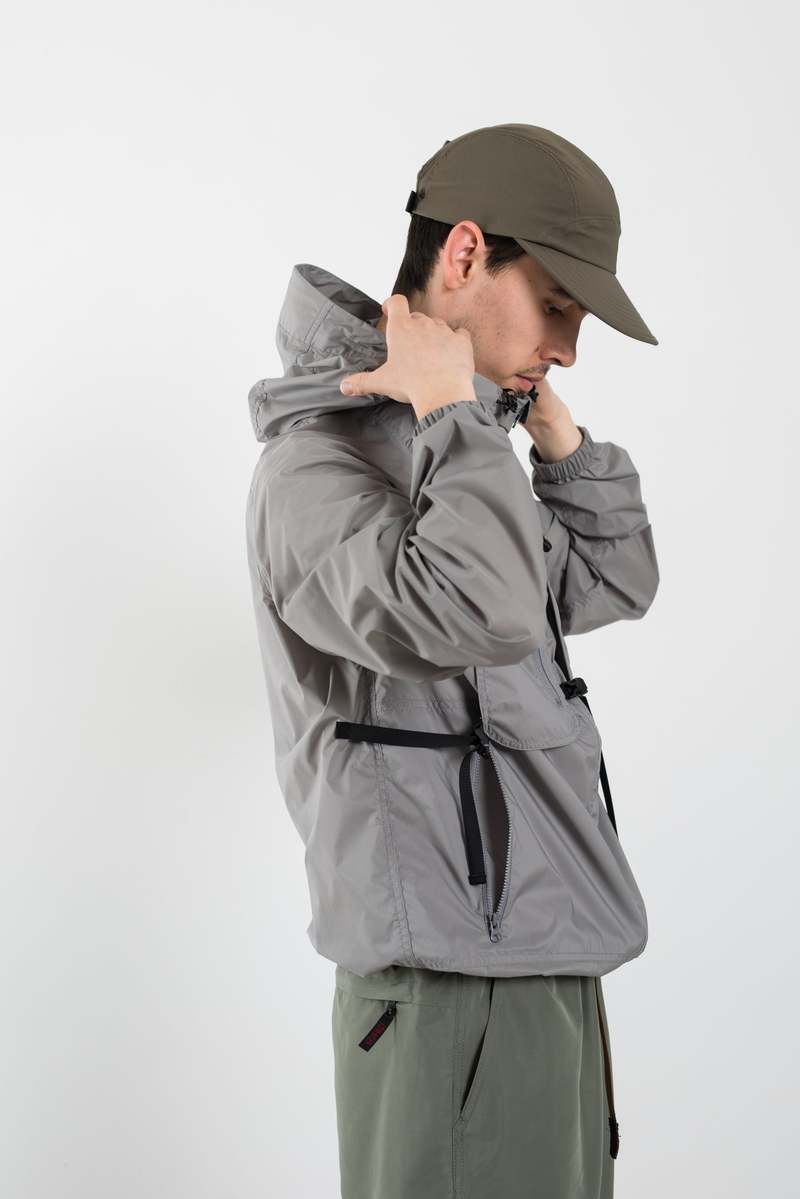 【CAYL】 buckle wind jacket / grey CAYL Buckle Wind Jacket - Grey | Wallace Mercantile Shop