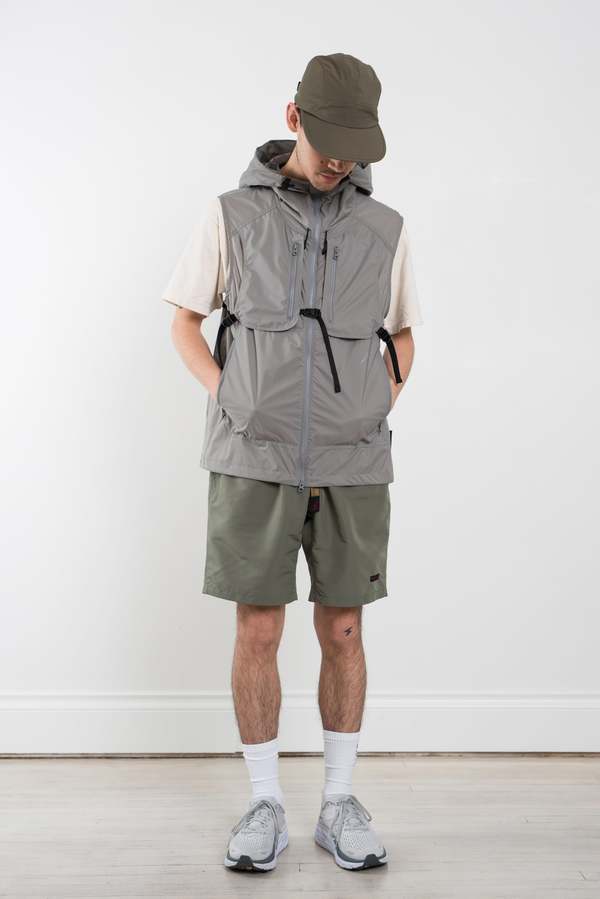 CAYL Buckle Wind Vest - Grey | Garmentory