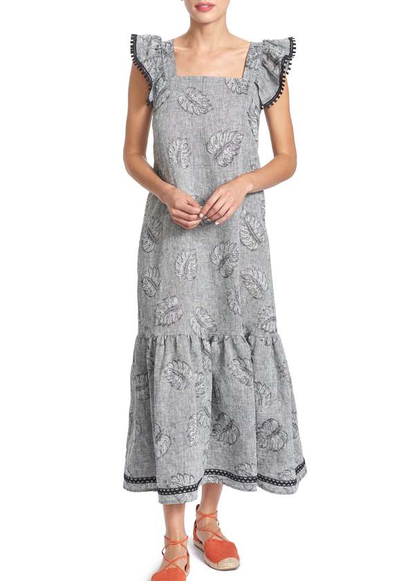 Corey Lynn Calter Martina Dress - Charcoal | Garmentory