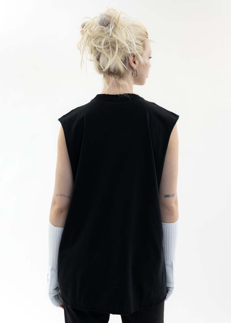 トップス doublet AOYAMA ROCK T-SHIRTS doublet “AOYAMA”ROCK NO SLEEVE T-SHIRT(PEOPLE) 22SS73CS225