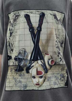 Kidill Still Life Artwork By Trevor Brown Hand Dyed T-shirt