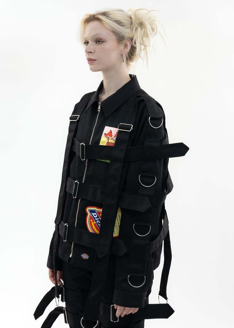 KIDILL × Dickies Chaos Bondage Jacket - Black | Garmentory