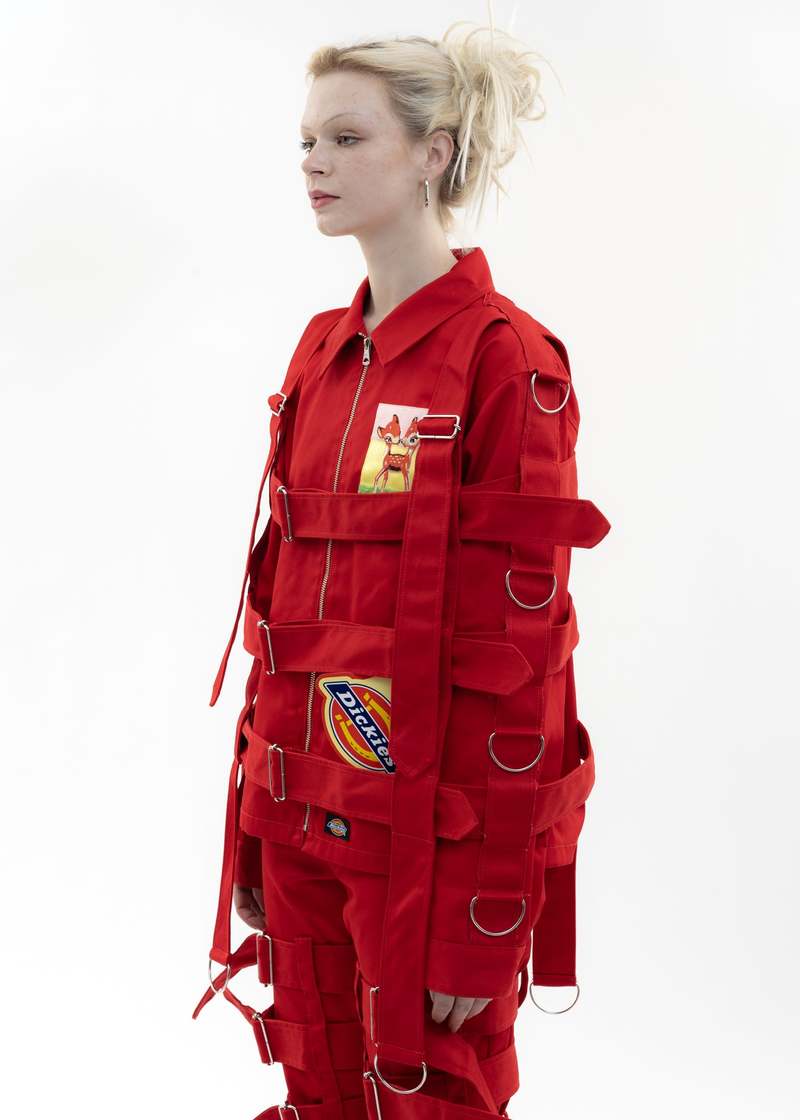 ジャケット・アウター KIDILL Dickies Chaos Bondage Jacket 46 KIDILL × Dickies Chaos Bondage Jacket - Khaki | Garmentory