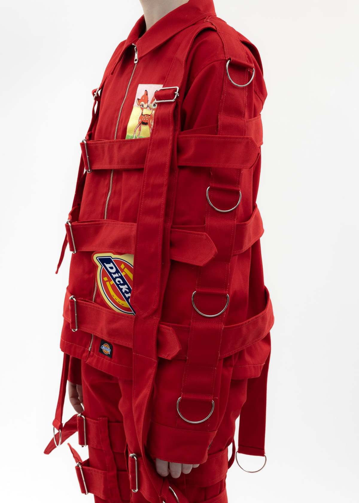 極美品KIDILL✖DICKIESJesseDraxlerChesterCoat KIDILL × Dickies Chaos Bondage Jacket - Red | Garmentory