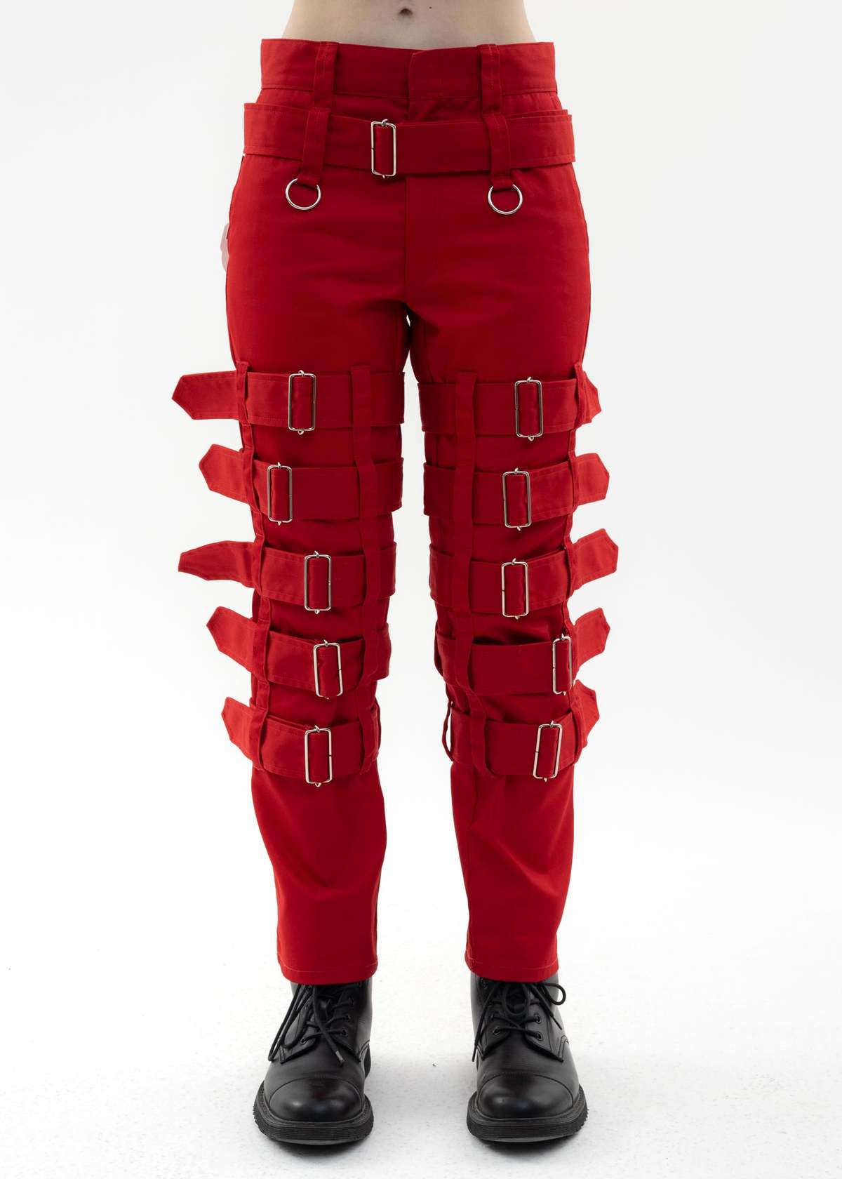 KIDILL × Dickies Chaos Bondage Pants - Red | Garmentory