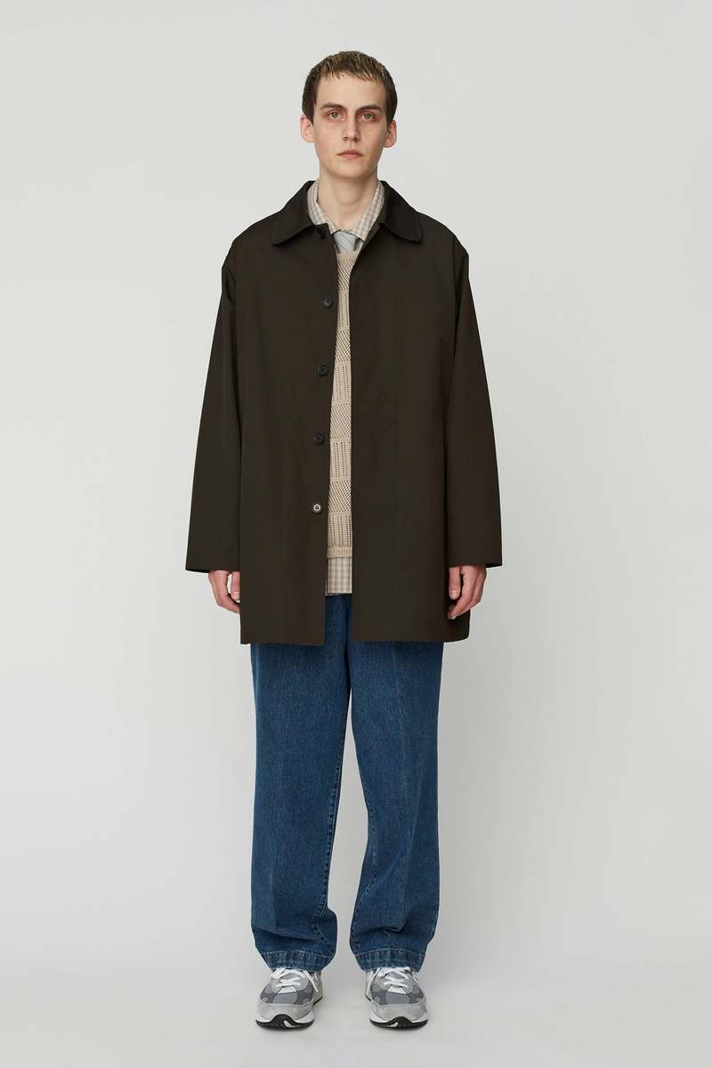 mfpen Carless Coat - Dark Brown Canvas | Garmentory
