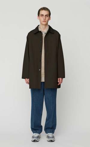 mfpen Carless Coat - Dark Brown Canvas | Garmentory
