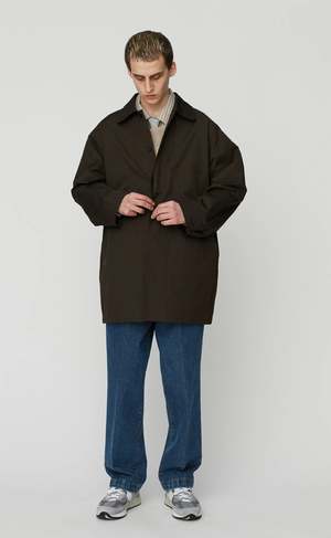 mfpen Carless Coat - Dark Brown Canvas | Garmentory