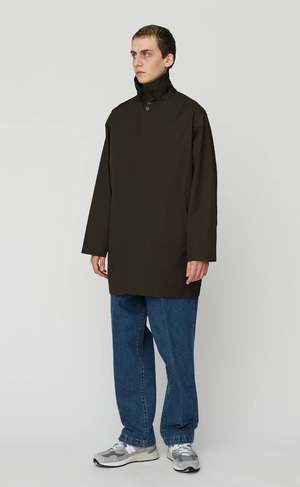 mfpen Carless Coat - Dark Brown Canvas | Garmentory